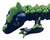Glowspike Articulated Gecko Dragon Glow in Dark Spikes 3D Printed Flexi Toy