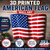 3D Printed Waving American Flag Art Patriotic Veteran Military Decor