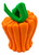 GrimGrin 3D Printed Angry Pumpkin Halloween Decor Spooky Pumpkin Figure