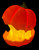 3D Printed Chompin Jack LED Pumpkin Light Halloween Decor w/ Power Cord