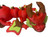 Articulated Apple Dragon 3D Printed Red Fantasy Desk Pet Figure 9 Inch