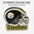 Pittsburgh Steelers Helmet Logo Sign 3D Printed NFL Football Desk & Wall Display