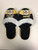 Pittsburgh Steelers Womens Stripe Logo Slippers