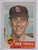 1953 Topps #160 Bob Young St Louis Browns EX