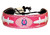 Official NFL Leather Football Bracelet Pink Cancer Color Choose Your Team Official NFL Leather Football Bracelet Pink Cancer Color Choose Your Team