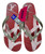 Alabama Crimson TIde Men's Diagonal Unisex Beach Flip Flop Sandals