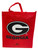 Georgia Bulldogs Printed Non-Woven Polypropylene Reusable Grocery Tote Bag