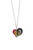 NHL Hockey Swirl Heart Necklace Pick Your Team