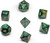 Chessex Scarab Jade/Gold Polyhedral 7 Die Set
