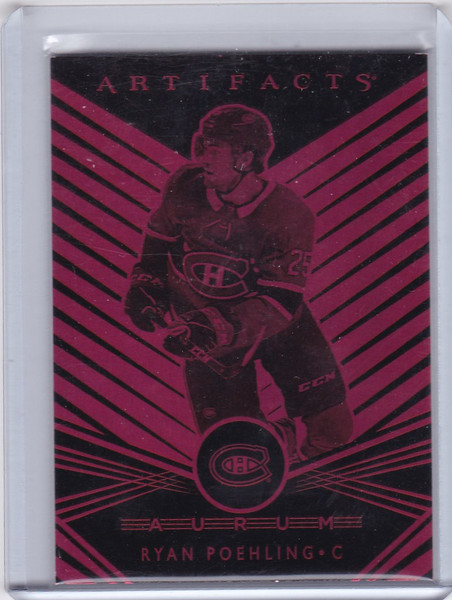 2019-20 Artifacts Aurum Ryan Poehling 23/25 Montreal Canadians