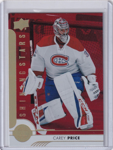 2017-18 Upper Deck Shinning Stars Red Carey Price Montreal Canadians