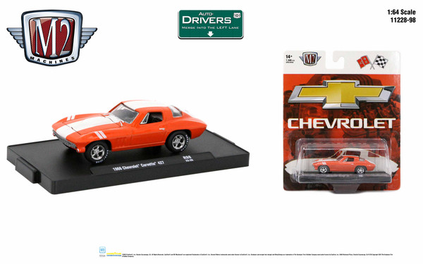 M2 Machines Auto-Drivers 1:64 R98 1966 Chevrolet Corvette 427