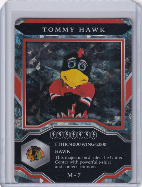 2021-22 Upper Deck MVP Mascots #M7 Tommy Hawk Chicago Blackhawks