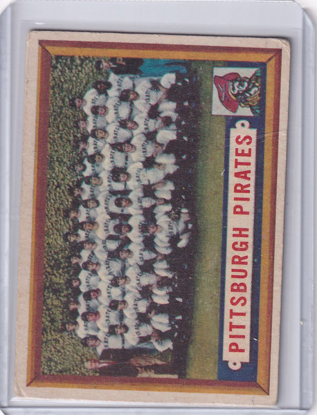 1957 Topps Baseball #161 Pittsburgh Pirates Team
