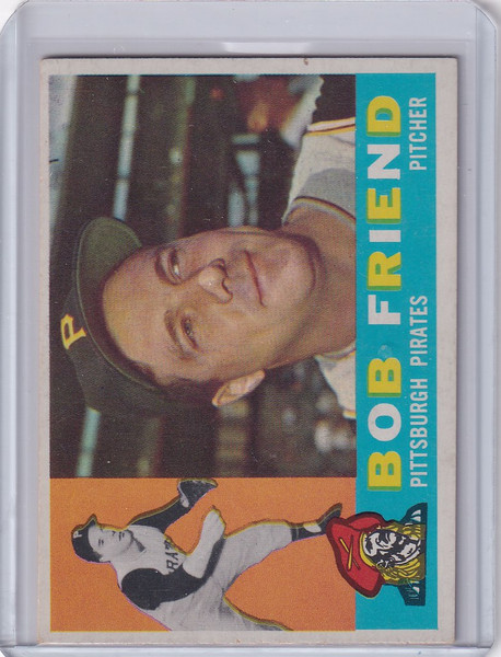 1960 Topps #437 Bob Friend - Pittsburgh Pirates