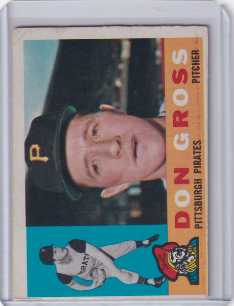 1960 Topps #284 Don Gross - Pittsburgh Pirates