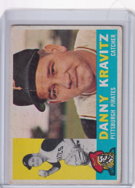1960 Topps #238 Danny Kravitz - Pittsburgh Pirates
