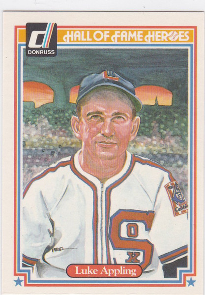 1983 Donruss Hall of Fame #8 Luke Appling White Sox