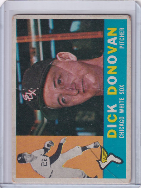 1960 Topps #199 Dick Donovan - Chicago White Sox