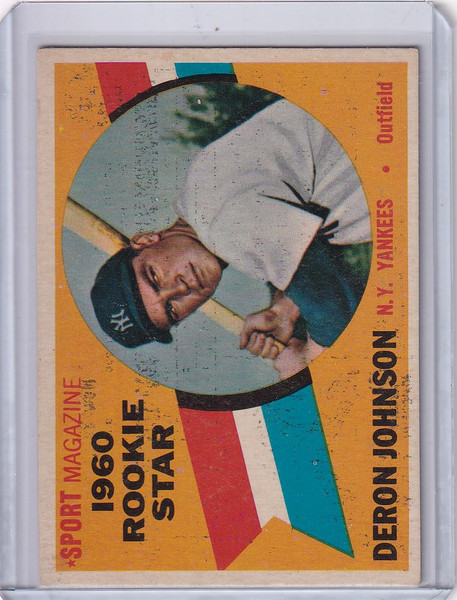 1960 Topps #134 Deron Johnson - New York Yankees