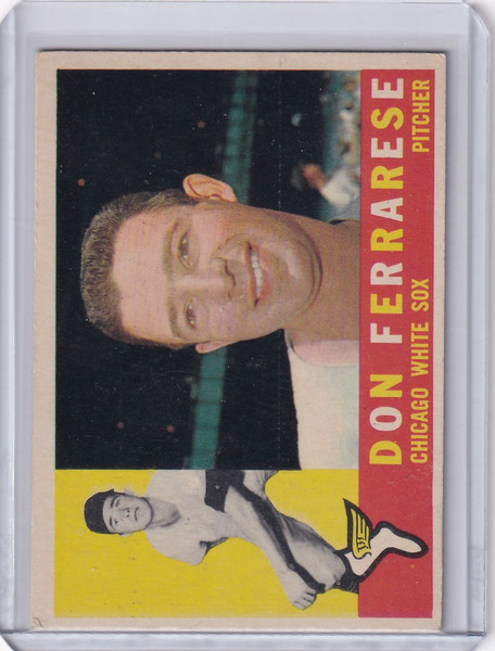 1960 Topps #477 Don Ferrarese - Chicago White Sox