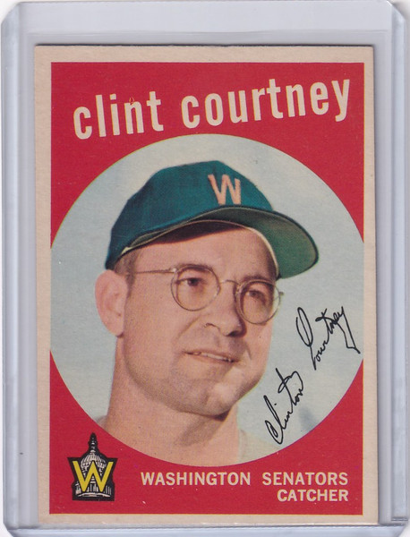 1959 Topps Baseball #483 Clint Courtney - Washington Senators