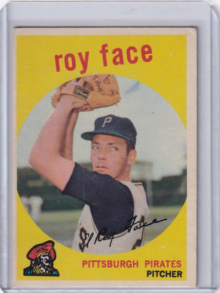 1959 Topps Baseball #339 Roy Face - Pittsburgh Pirates