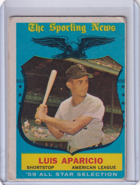 1959 Topps Baseball #560 Luis Aparicio - Chicago White Sox AS