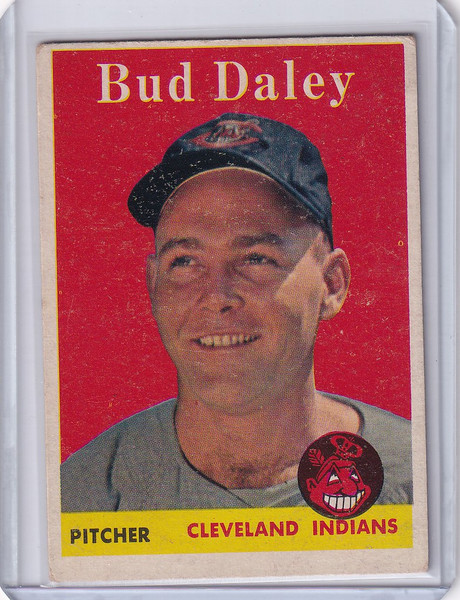 1958 Topps #222 Bud Daley  - Cleveland Indians RC