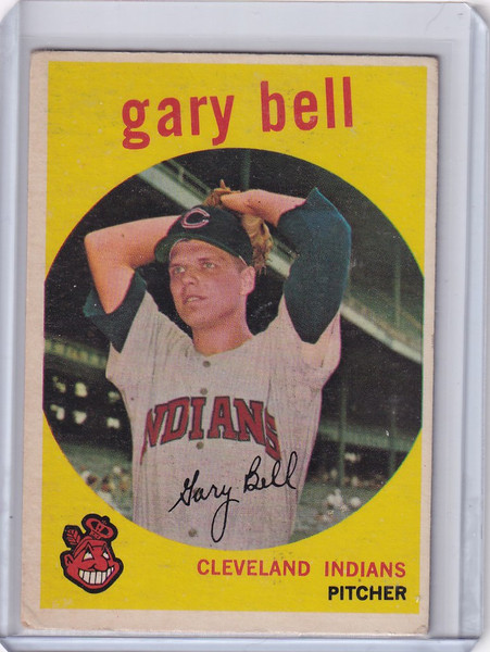 1959 Topps Baseball #327 Gary Bell - Cleveland Indians RC