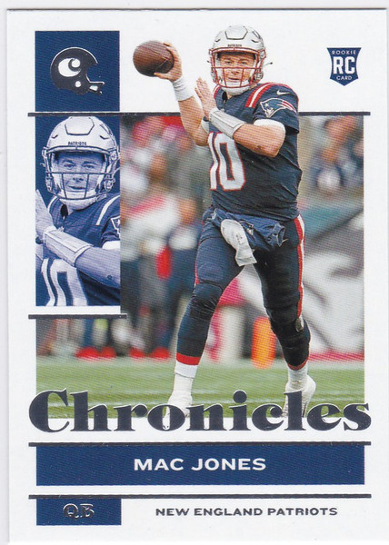 2021 Panini Chronicles #80 Mac Jones RC New England Patriots