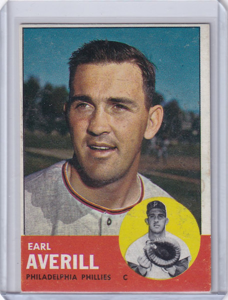 1963 Topps 139 Earl Averill Jr. - Philadelphia Phillies