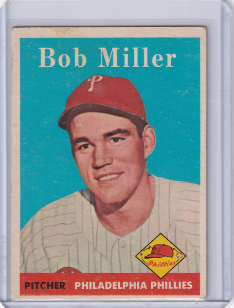 1958 Topps #326 Bob Miller - Philadelphia Phillies