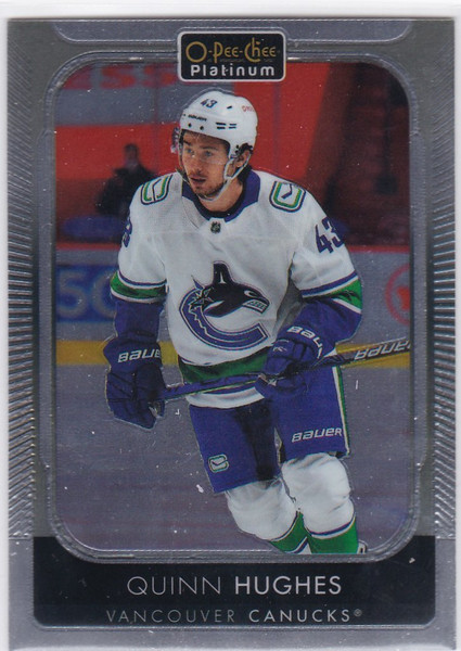 2021-22 O-Pee-Chee Platinum #121 Quinn Hughes Vancouver Canucks