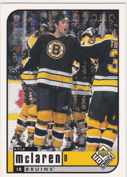 1998-99 Upper Deck Choice Reserve #16 Kyle Mclaren Boston Bruins