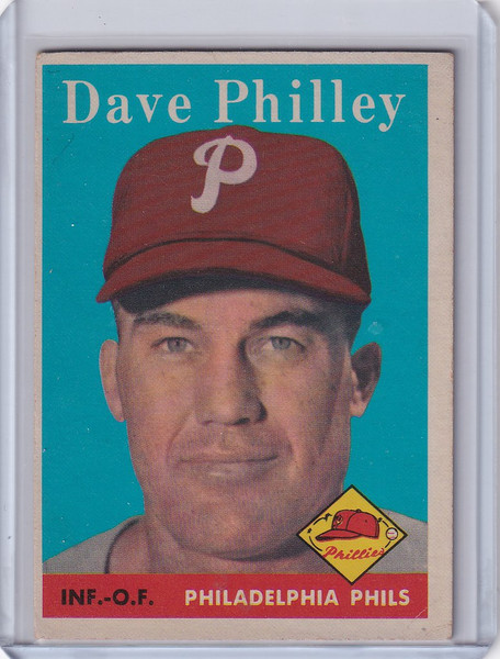 1958 Topps #116 Dave Philley  - Philadelphia Phillies