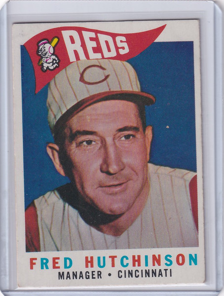 1960 Topps #219 Fred Hutchinson - Cincinnati Reds