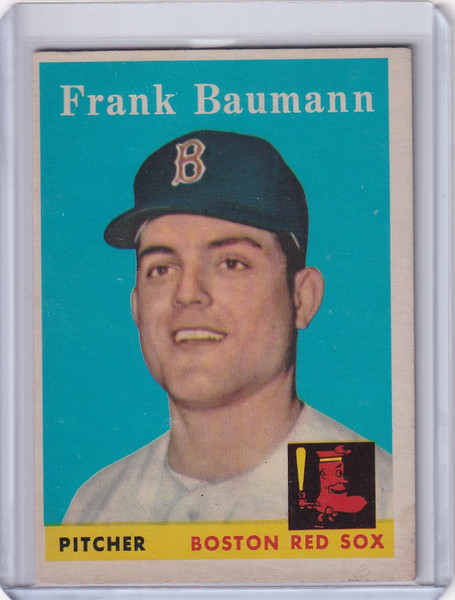 1958 Topps #167 Frank Baumann  - Boston Red Sox RC