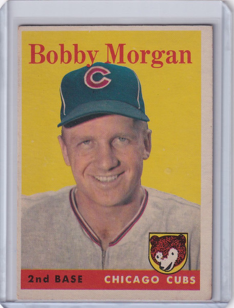 1958 Topps #144 Bobby Morgan - Chicago Cubs