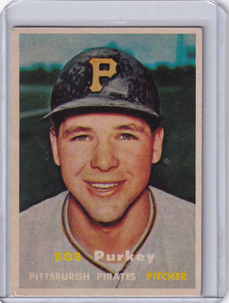 1957 Topps Baseball #368 Bob Purkey - Pittsburgh Pirates