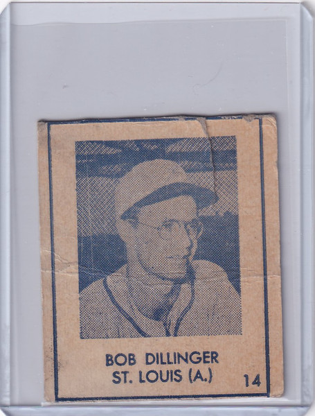 1948 R346 Blue Tint #14 Bob Dillinger St Louis Browns