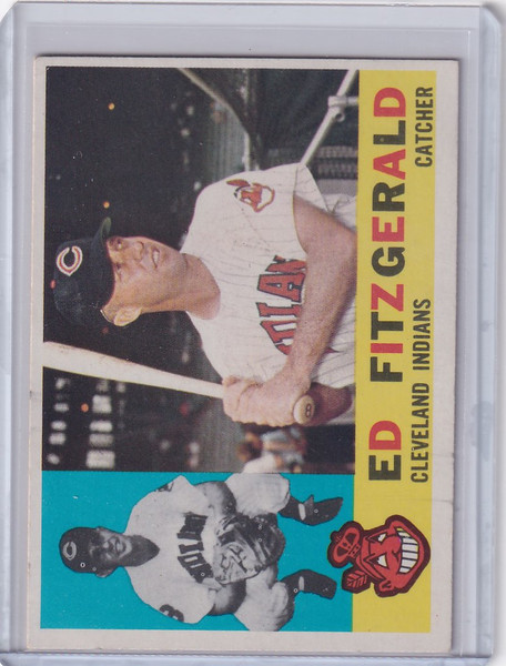 1960 Topps #423 Ed Fitz Gerald - Cleveland Indians