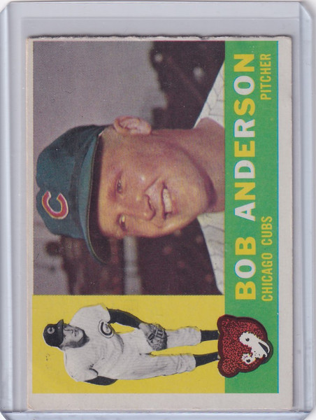 1960 Topps #412 Bob Anderson - Chicago Cubs