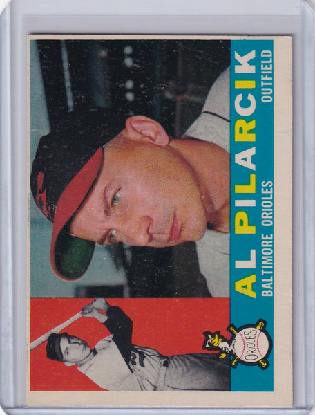1960 Topps #498 Al Pilarcik - Baltimore Orioles