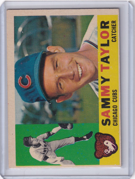 1960 Topps #162 Sammy Taylor - Chicago Cubs