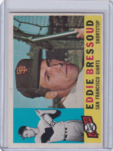 1960 Topps #253 Eddie Bressoud - San Francisco Giants