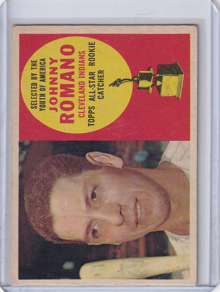 1960 Topps #323 Johnny Romano - Cleveland Indians