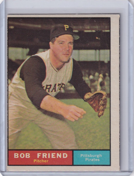 1961 Topps #270 Bob Friend - Pittsburgh Pirates
