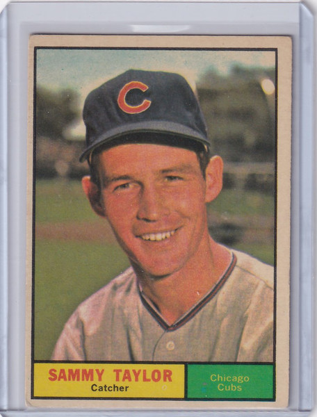 1961 Topps #253 Sammy Taylor - Chicago Cubs