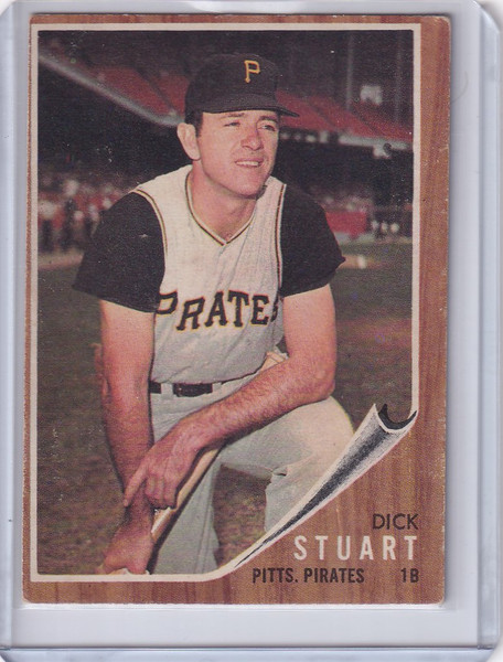 1962 Topps #160 Dick Stuart - Pittsburgh Pirates